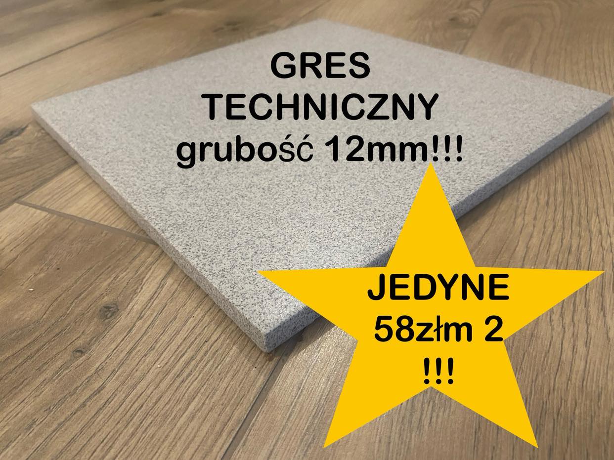 gres grubości 12mm