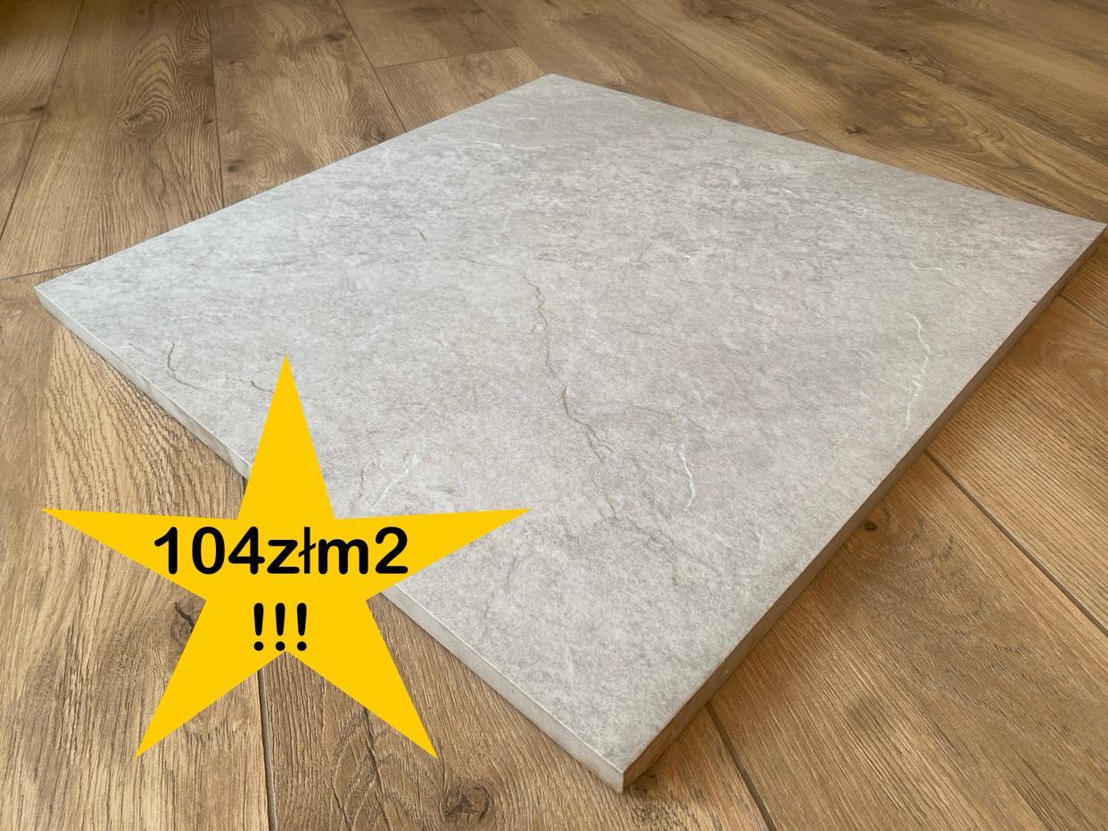 Gres tarasowy Rocky White 60x60x2