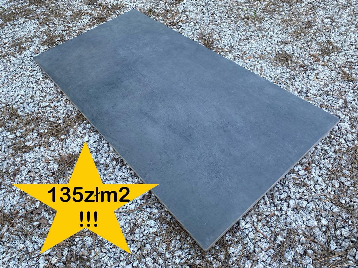 SQUERE ANTRACITE 60x120x2 cm GOLIAT