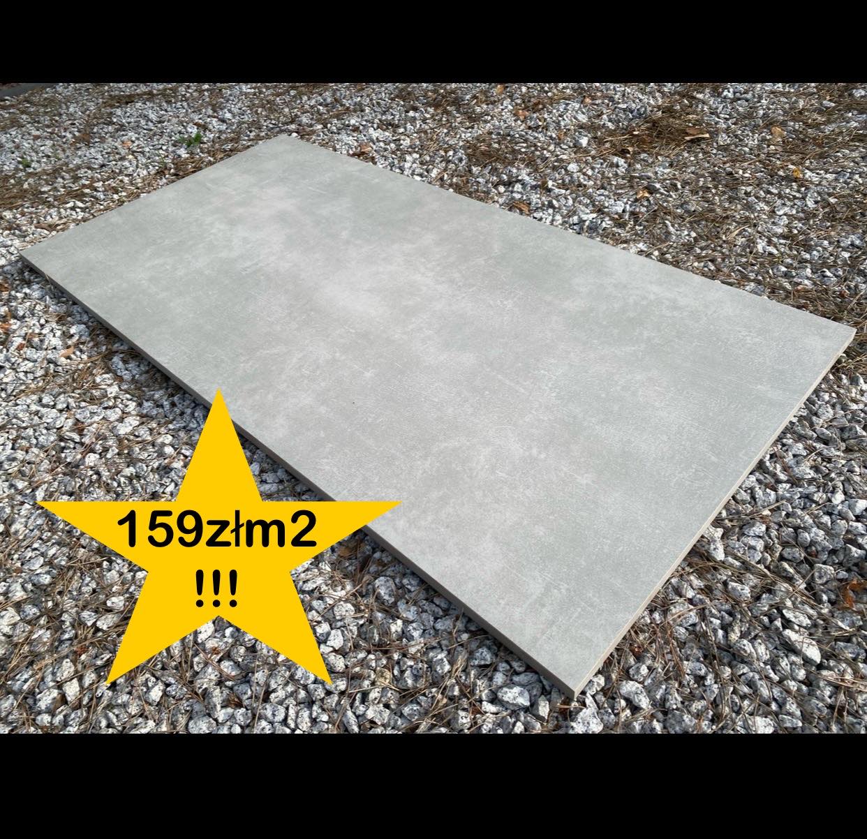 STARK PURE GREY 60x120x2 cm