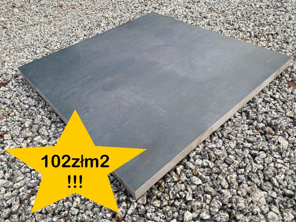 Teras Antracyt 60x60x3 gres tarasowy