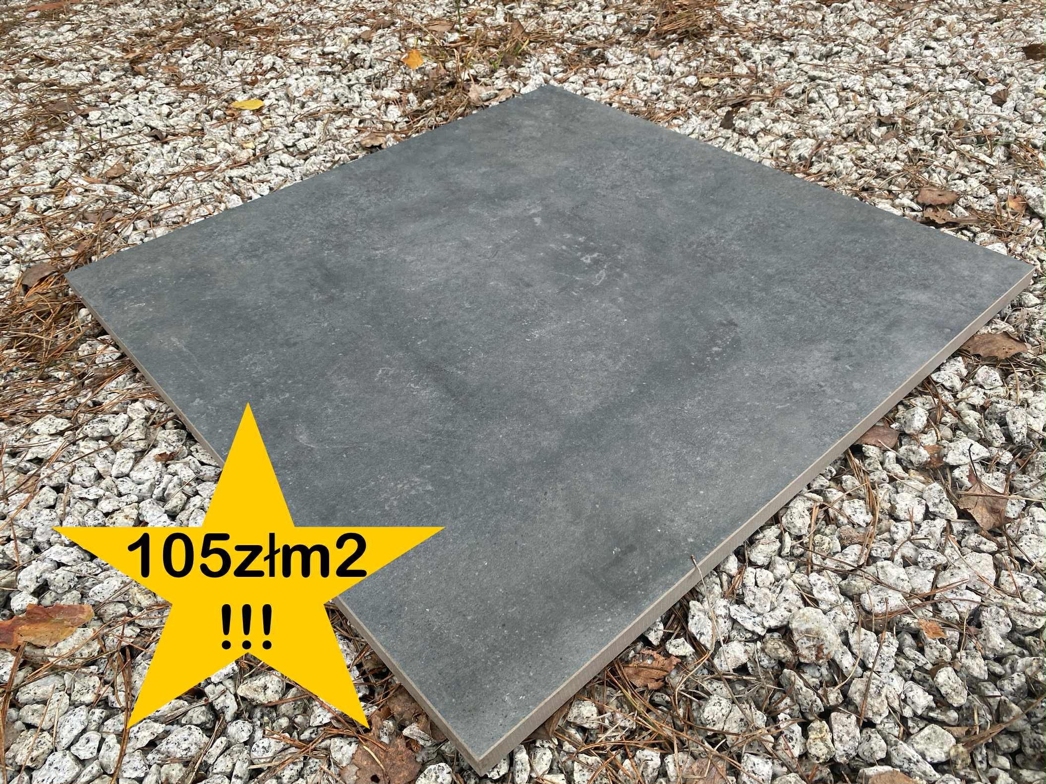 DOWNTOPWN ANTRACITE 60x60x2 cm gat 1