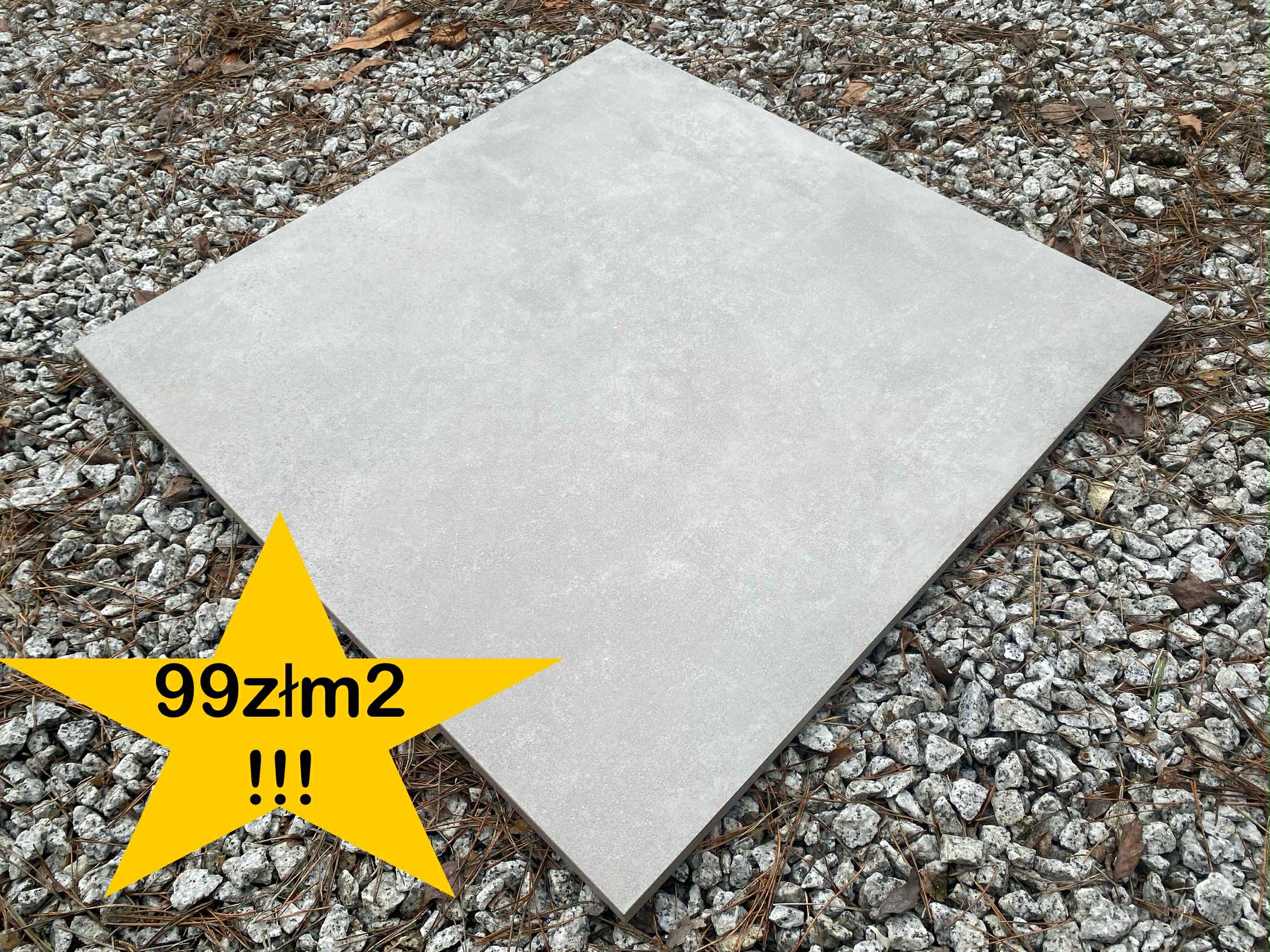 Gres tarasowy Texas Grey 60x60x2 cm